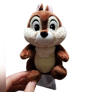 DISNEY PARKS 2023 Chip From  CHIP 'N DALE PLUSH 6 1/2'' 6.5” EUC!